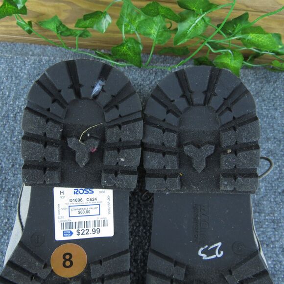 Cliffs by White Mountain Peyton Women Ankle Boots Boots Gray Fabric Lace Up Sz 8 - Picture 10 of 11